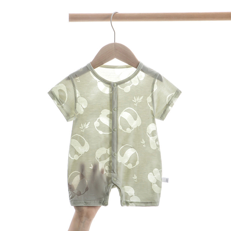 Baby Short Sleeve Summer Pajama Romper