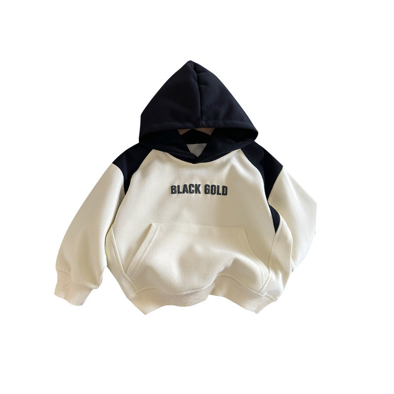 Baby Color Block Pullover Hoodie