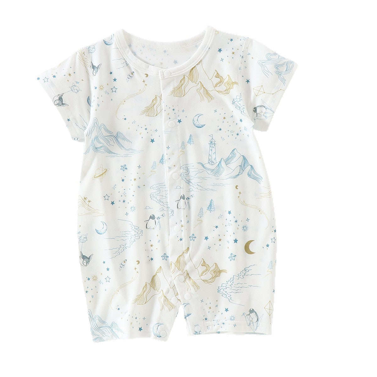 Baby short sleeved Cotton Romper