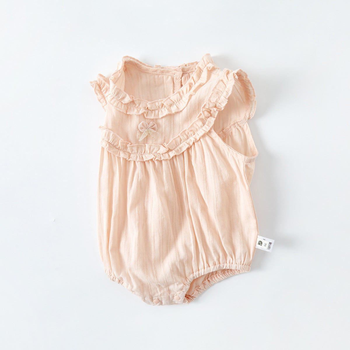 Ruffled Collar Baby Girl Romper