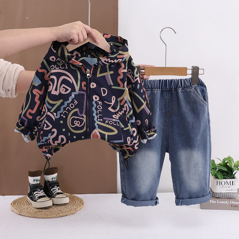 Baby Spring Long Sleeve Outfit Set