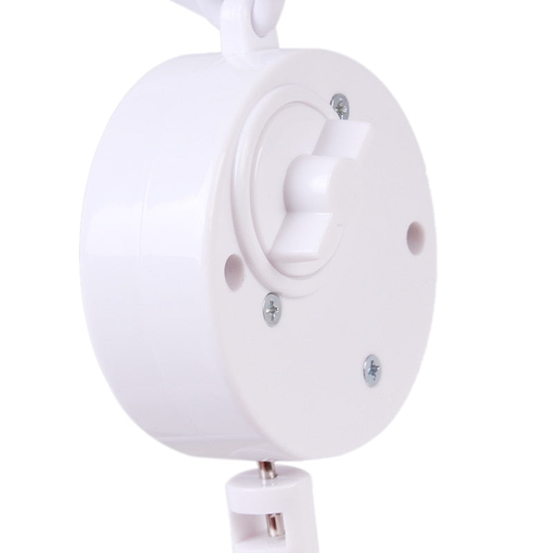 Wind-Up Music Crib Mobile with Rattle Bracket Set — Baby Bed Bell Toy