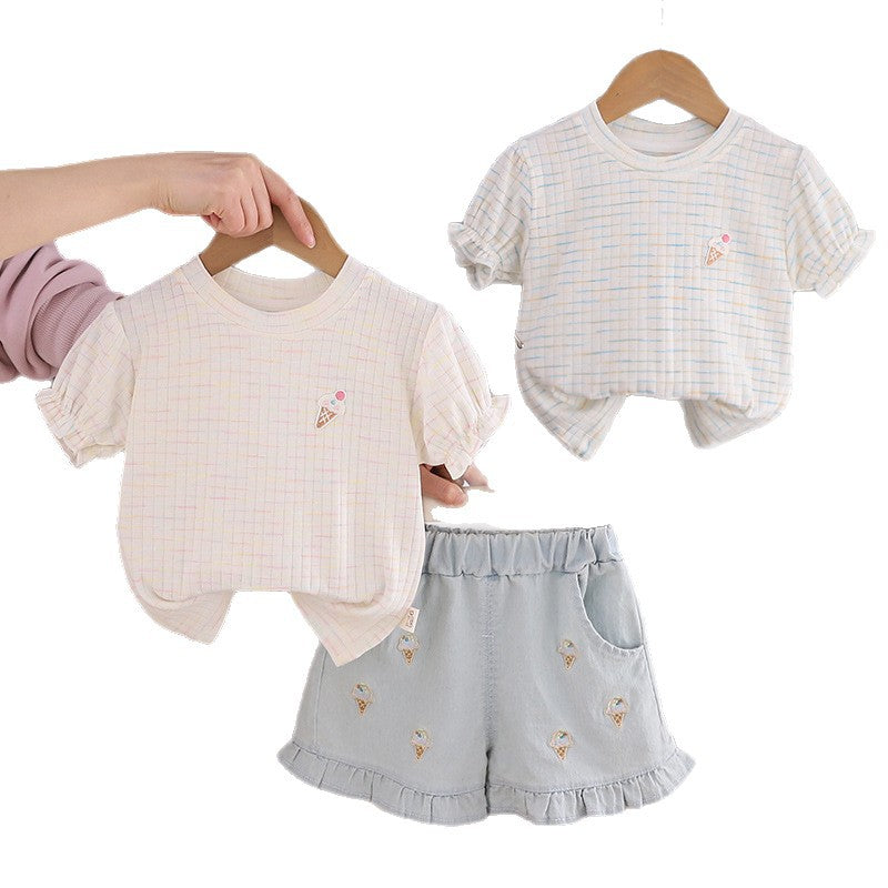 Baby Short Sleeve & Shorts 2-Piece Set