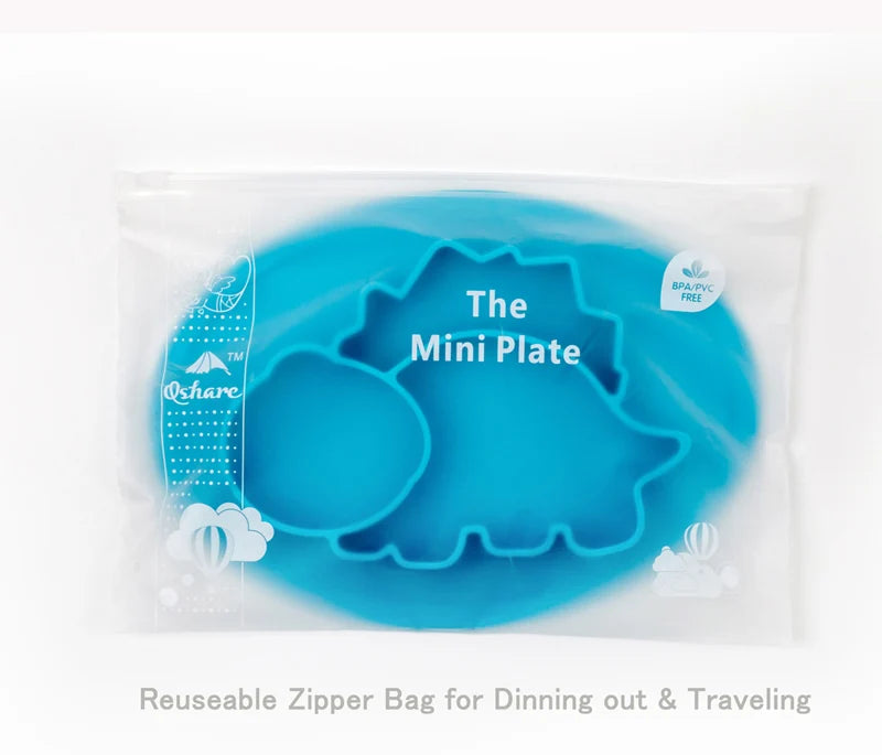 Baby Dishes Silicone Infant Bowls Plate Tableware Kids food Holder Tray Children Food Container Placemat