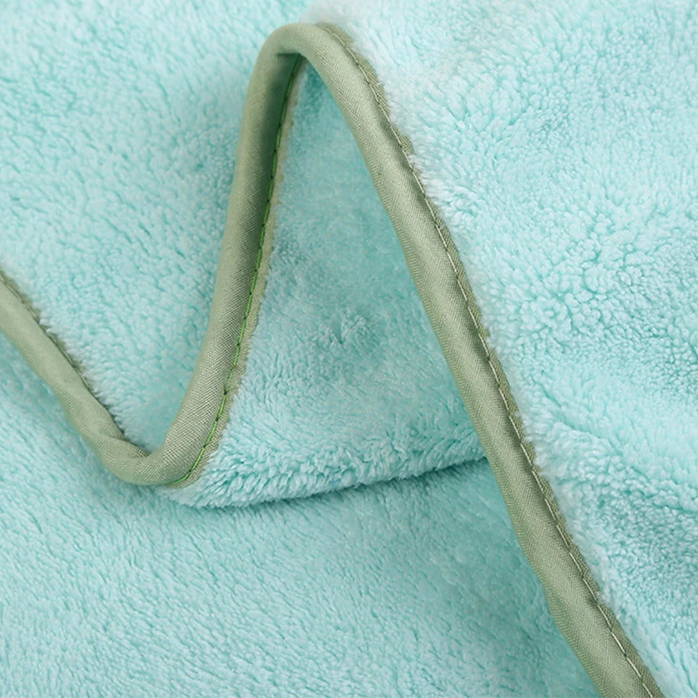 Baby Hooded Velvet Poncho Bath Towel
