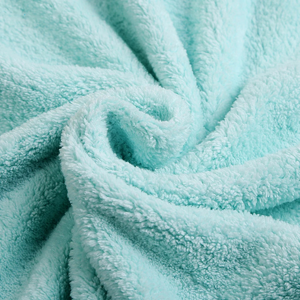 Baby Hooded Velvet Poncho Bath Towel