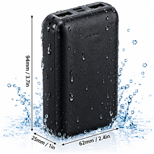 5V Power Bank 10000mAh Battery Pack DC USB Type C Output Portable Charger Fo HOT
